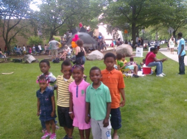 FAMILY: The children and I @University Circle's Parade the Circle